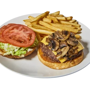 Mushroom Cheeseburger