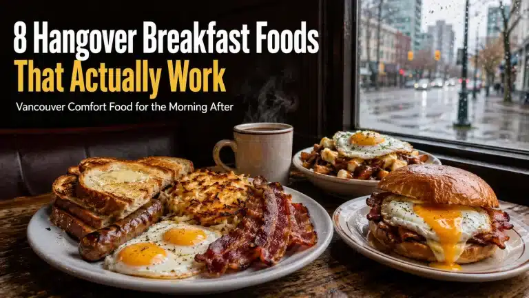 Hangover Breakfast in Vancouver: 8 Comfort Foods That Actually Work